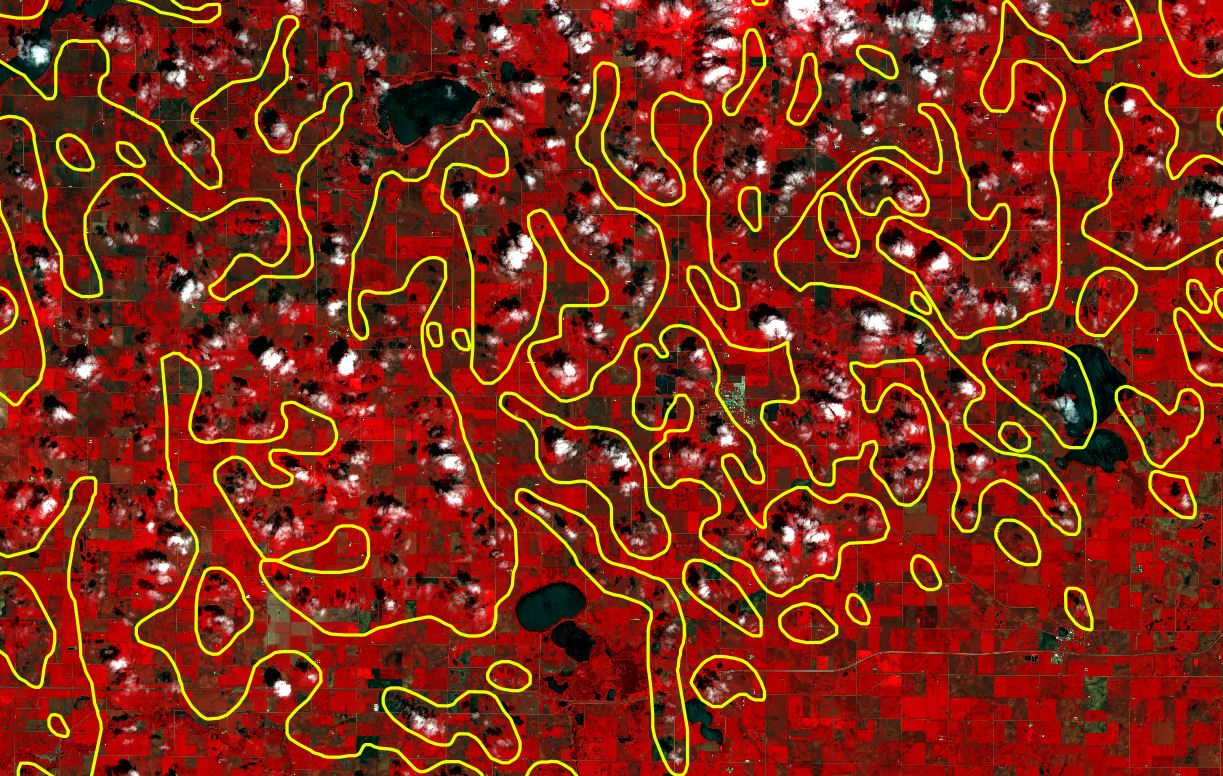 Cloud Masking GIS data for Fiber network planning and design