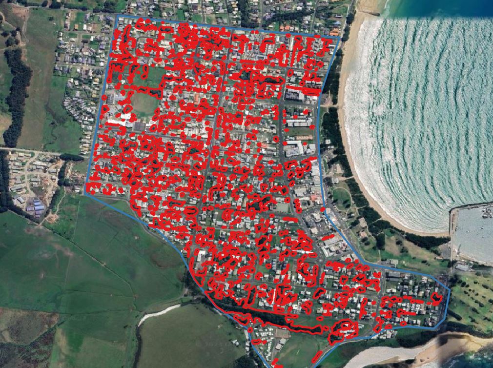 GIS - Markings for Fiber Network Design