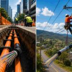 Underground vs Aerial Fiber Networks